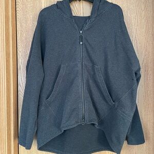 Dark Gray Zip-Up Hoodie